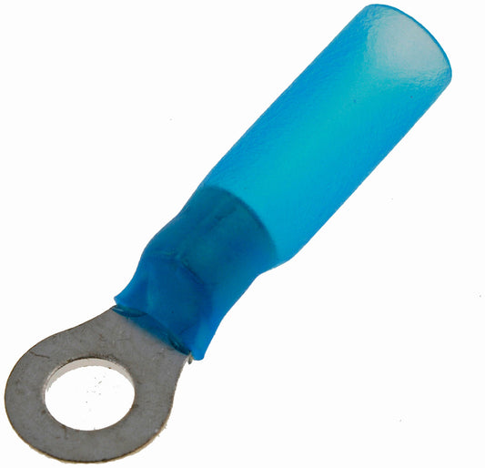 16-14 Gauge Ring Water Proof Terminal, No. 8, Blue - Dorman# 86403