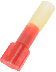 Red 10pk 22-16 Gauge Female Insulated Disconnect Terminal, .25