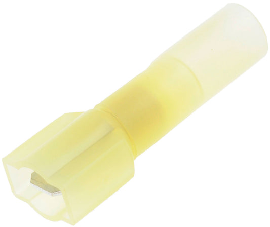 12-10 Gauge Male Water Proof Disconnect, .250 In., Yellow - Dorman# 86409