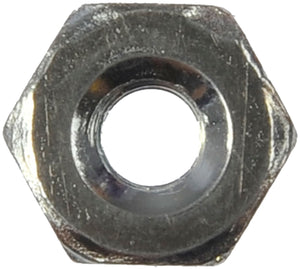 Hex Nut-Machine Screw-Grade 2- Thread Size: 6-32, Height 7/64