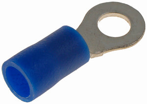 16-14 Gauge Ring Terminal, No. 8, Blue - Dorman# 85407