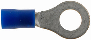 16-14 Gauge Ring Terminal, 1/4 In., Blue - Dorman# 85409