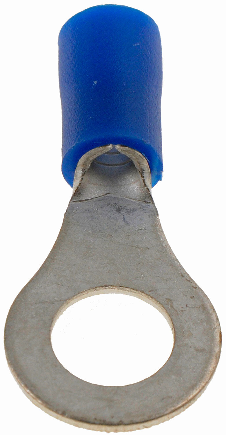 16-14 Gauge Ring Terminal, 1/4 In., Blue - Dorman# 638-207