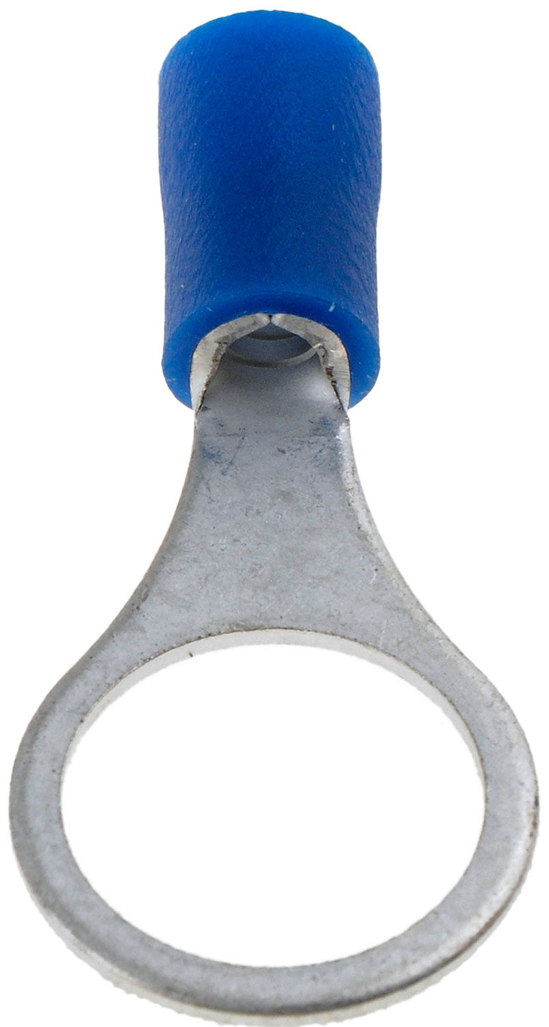 16-14 Gauge Ring Terminal, 3/8 In., Blue - Dorman# 85411