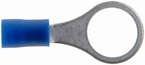 16-14 Gauge Ring Terminal, 3/8 In., Blue - Dorman# 85411