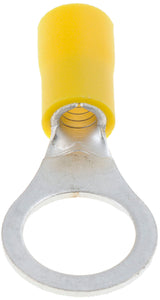 12-10 Gauge Ring Terminal, 3/8 In., Yellow - Dorman# 85413