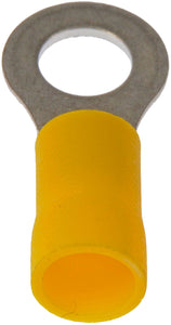 12-10 Gauge Ring Terminal, 1/4 In., Yellow - Dorman# 85415