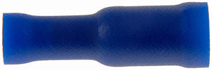 16-14 Gauge Female Bullet Connector, .157 In., Blue - Dorman# 638-245