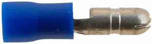 16-14 Gauge Male Bullet Terminal, .157 In., Blue - Dorman# 85433