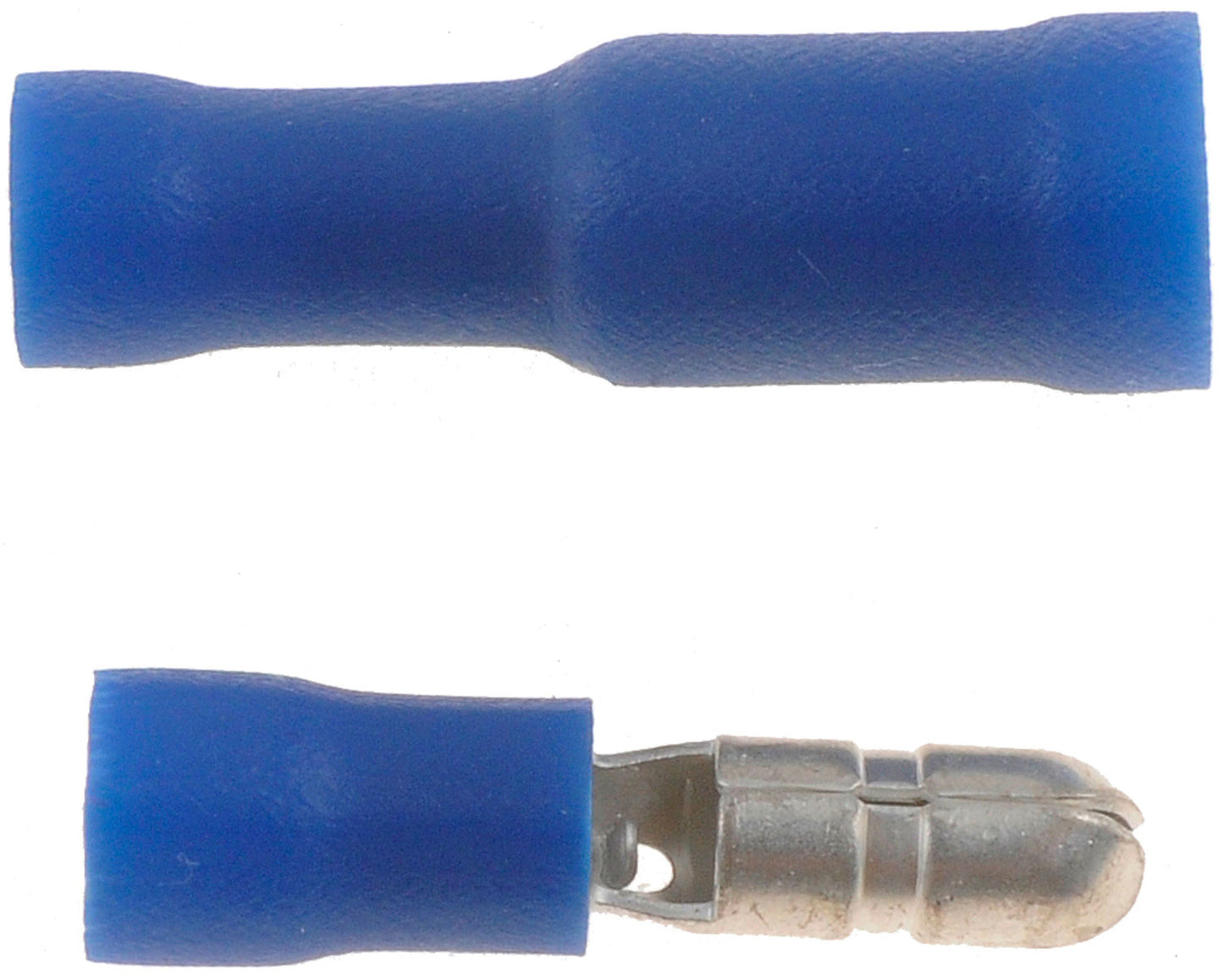 16-14 Gauge Male/Female Set Bullet Terminal, .157 In., Blue - Dorman# 85429