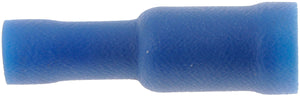 16-14 Gauge Female Bullet Connector, .188 In., Blue - Dorman# 85456