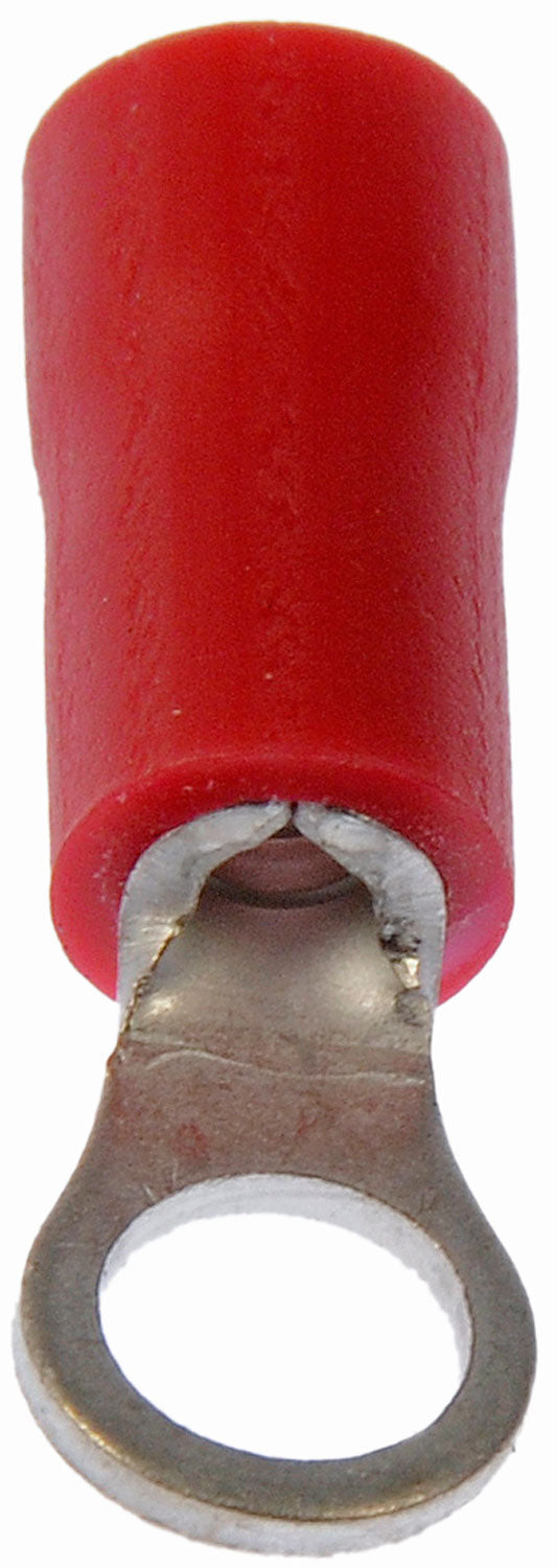 22-18 Gauge Ring Terminal, No. 6, Red - Dorman# 86411