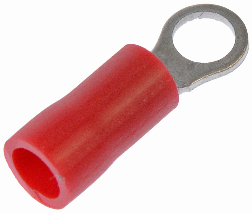 22-18 Gauge Ring Terminal, No. 6, Red - Dorman# 86411