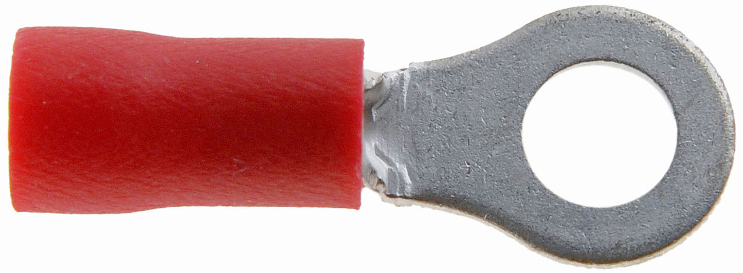 22-18 Gauge Ring Terminal, No. 8, Red - Dorman# 86412