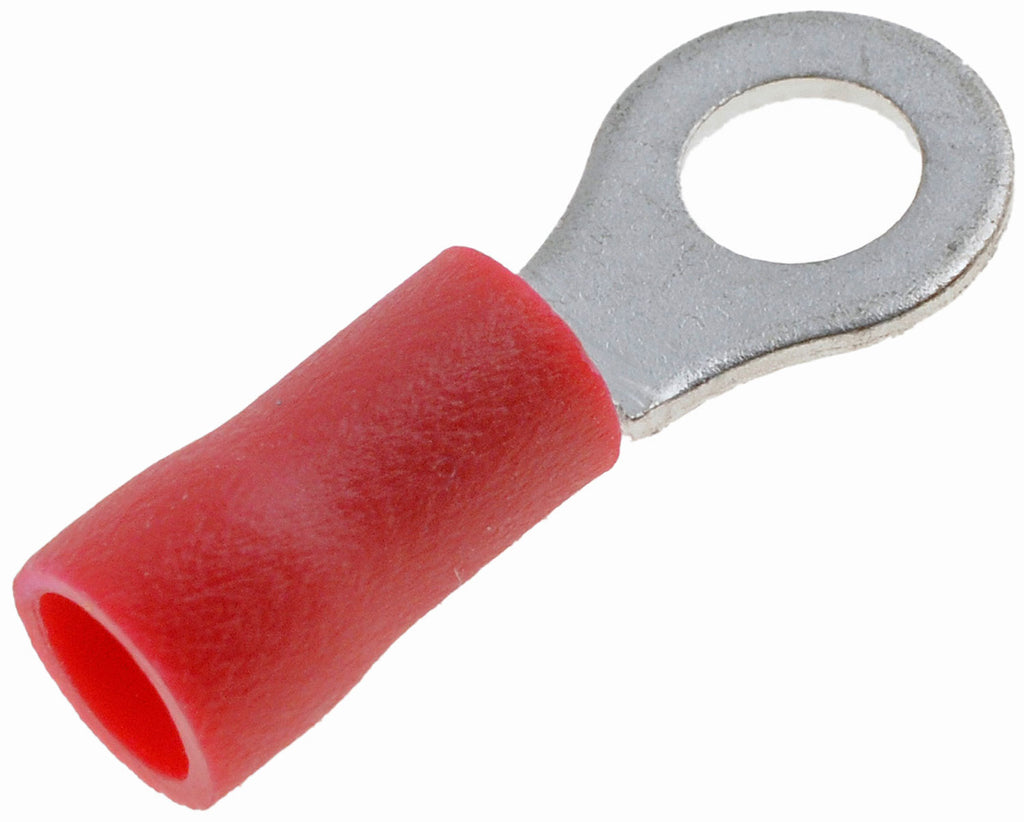 22-18 Gauge Ring Terminal, No. 8, Red - Dorman# 86412