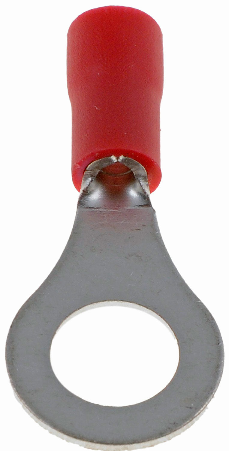 22-18 Gauge Ring Terminal, 1/4 In., Red - Dorman# 86413