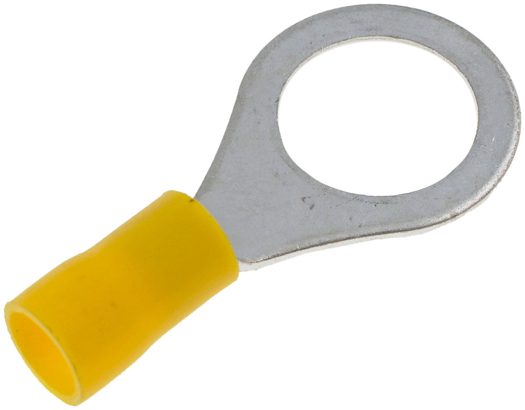 12-10 Gauge Ring Terminal, 1/2 In., Yellow - Dorman# 85518