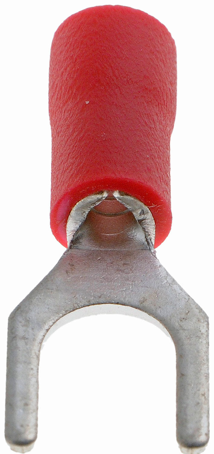 22-18 Gauge Spade Terminal, Stud Size: 10, Red - Dorman# 638-277