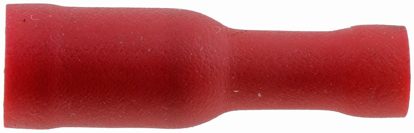 22-18 Gauge Female Bullet Terminal, .157 In., Red - Dorman# 86419