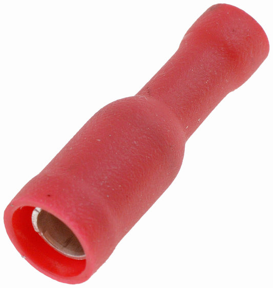 22-18 Gauge Female Bullet Terminal, .157 In., Red - Dorman# 86419