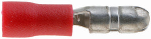 22-18 Gauge Male Bullet Terminal, .157 In., Red - Dorman# 86420