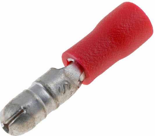 22-18 Gauge Male Bullet Terminal, .157 In., Red - Dorman# 86420