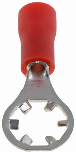 22-18 Gauge Star Ring Terminal, No. 10, Red - Dorman# 86422