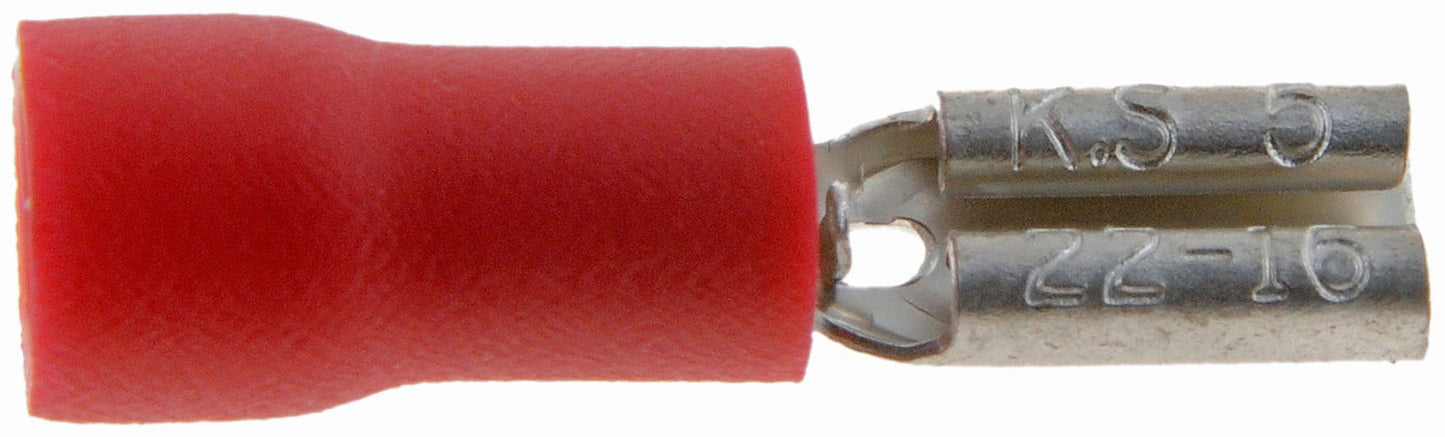 22-18 Gauge Female Disconnect, .110 In., Red - Dorman# 86424