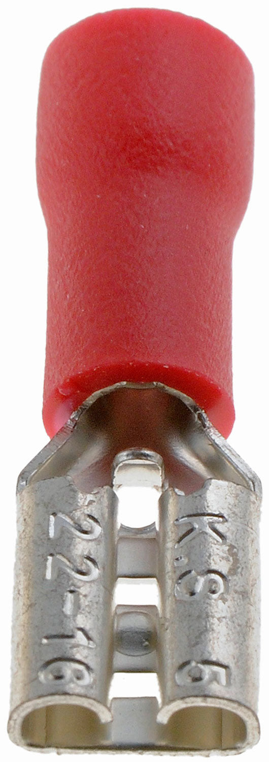22-18 Gauge Female Disconnect, .187 In., Red - Dorman# 86425