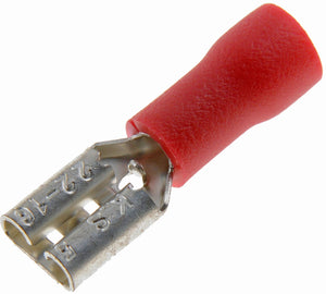 22-18 Gauge Female Disconnect, .187 In., Red - Dorman# 86425