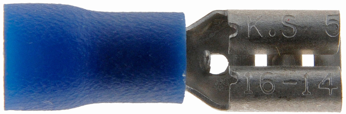 16-14 Gauge Female Disconnect, .187 In., Blue - Dorman# 85446