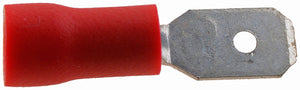 22-18 Gauge Male Disconnect, .187 In., Red - Dorman# 86426