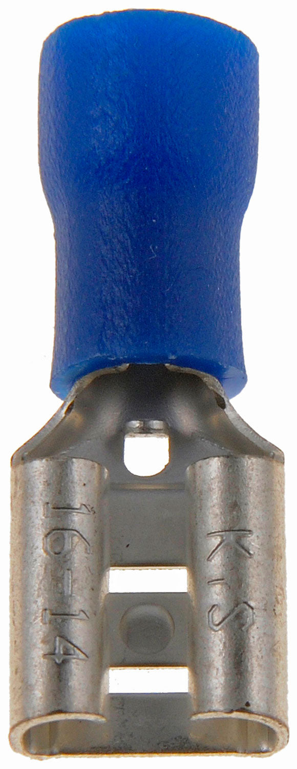 16-14 Gauge Female Quick Disconnect, .250 In., Value Pack, Blue - Dorman# 85496