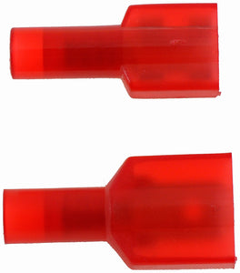 Red 22-18 Gauge Male/Female Set Insulated Quick Disconnect 0.25