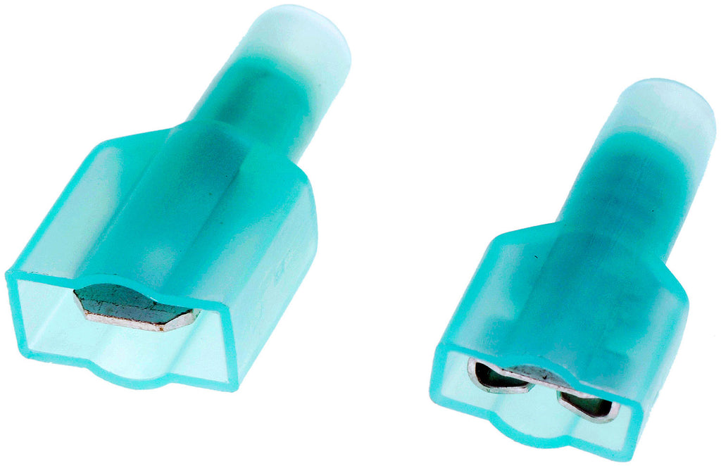 16-14 Gauge Blue Male/Fem Set Fully Insulated Quick Disc 0.25