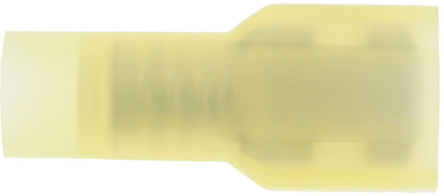 12-10 Gauge Female Slide Disconnect Terminal, .250 In., Yellow - Dorman# 638-267