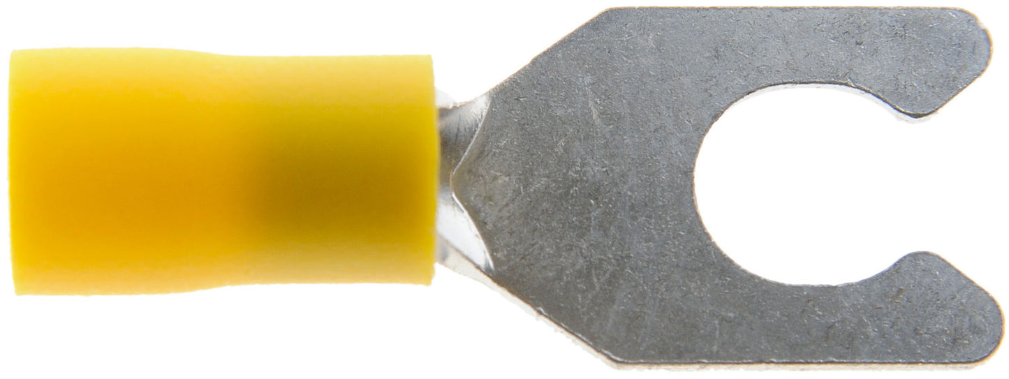 12-10 Gauge Spade Terminal, 1/4 In., Yellow - Dorman# 86438