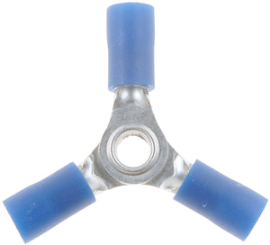 16-14 Gauge 3-Way Terminal, Blue - Dorman# 86440