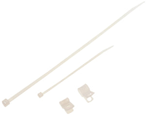 4, 6, 8 In. Clear Wire Tie And Nylon Clamp - Dorman# 85610