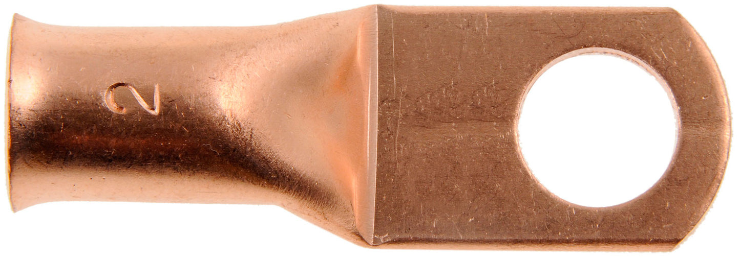 2 Gauge 3/8 In. Copper Ring Lug - Dorman# 85635