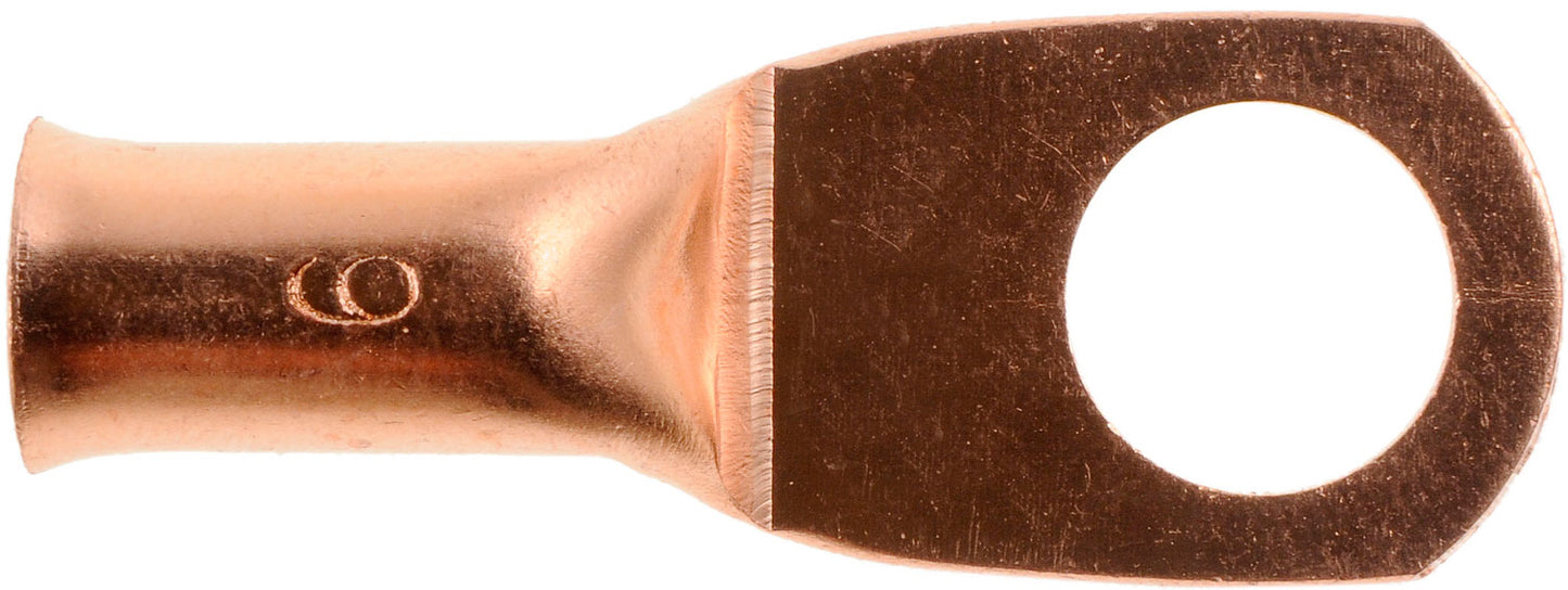 6 Gauge 3/8 In. Copper Ring Lug - Dorman# 85638