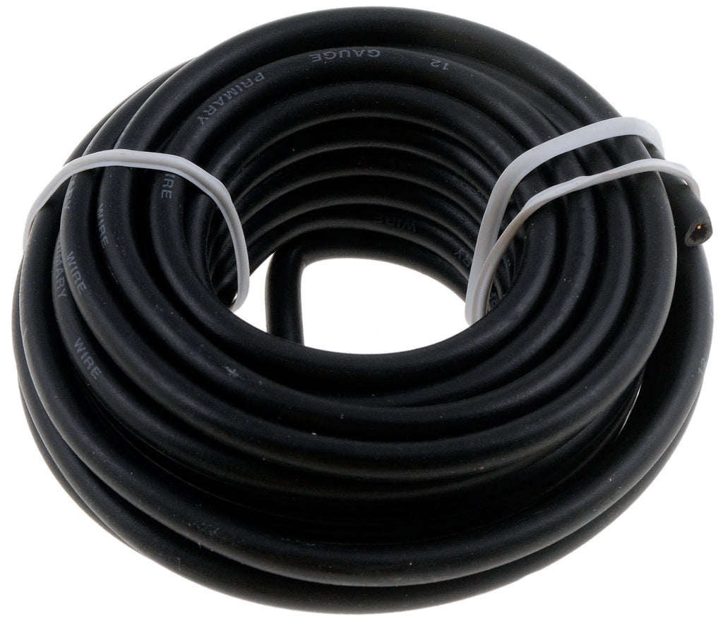 12 Gauge Black Primary Wire- Card - Dorman# 85710