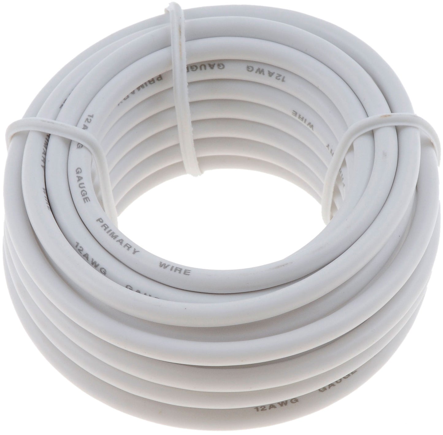 12 Gauge White Primary Wire- Card - Dorman# 85711