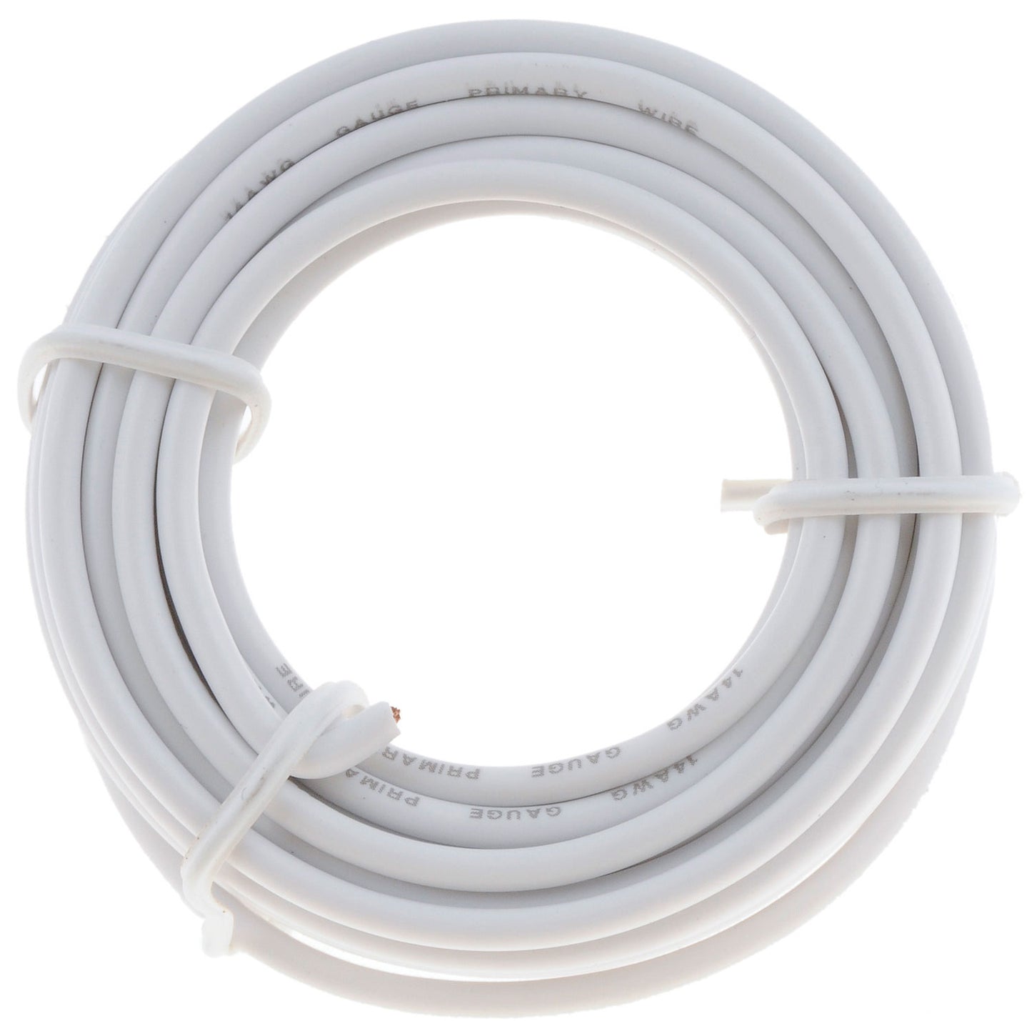 14 Gauge White Primary Wire- Card - Dorman# 85719