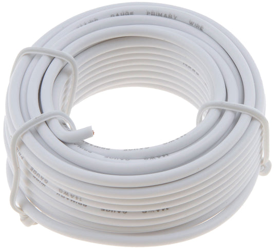 14 Gauge White Primary Wire- Card - Dorman# 85719