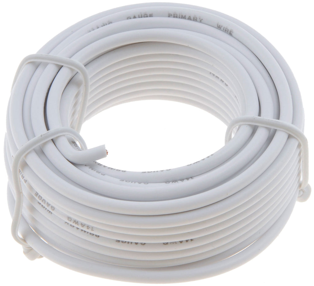 14 Gauge White Primary Wire- Card - Dorman# 85719