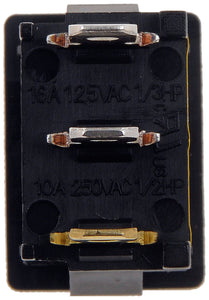 Rocker Electrical Switches Rectangular Style - Mini - Red Glow - Dorman# 85915