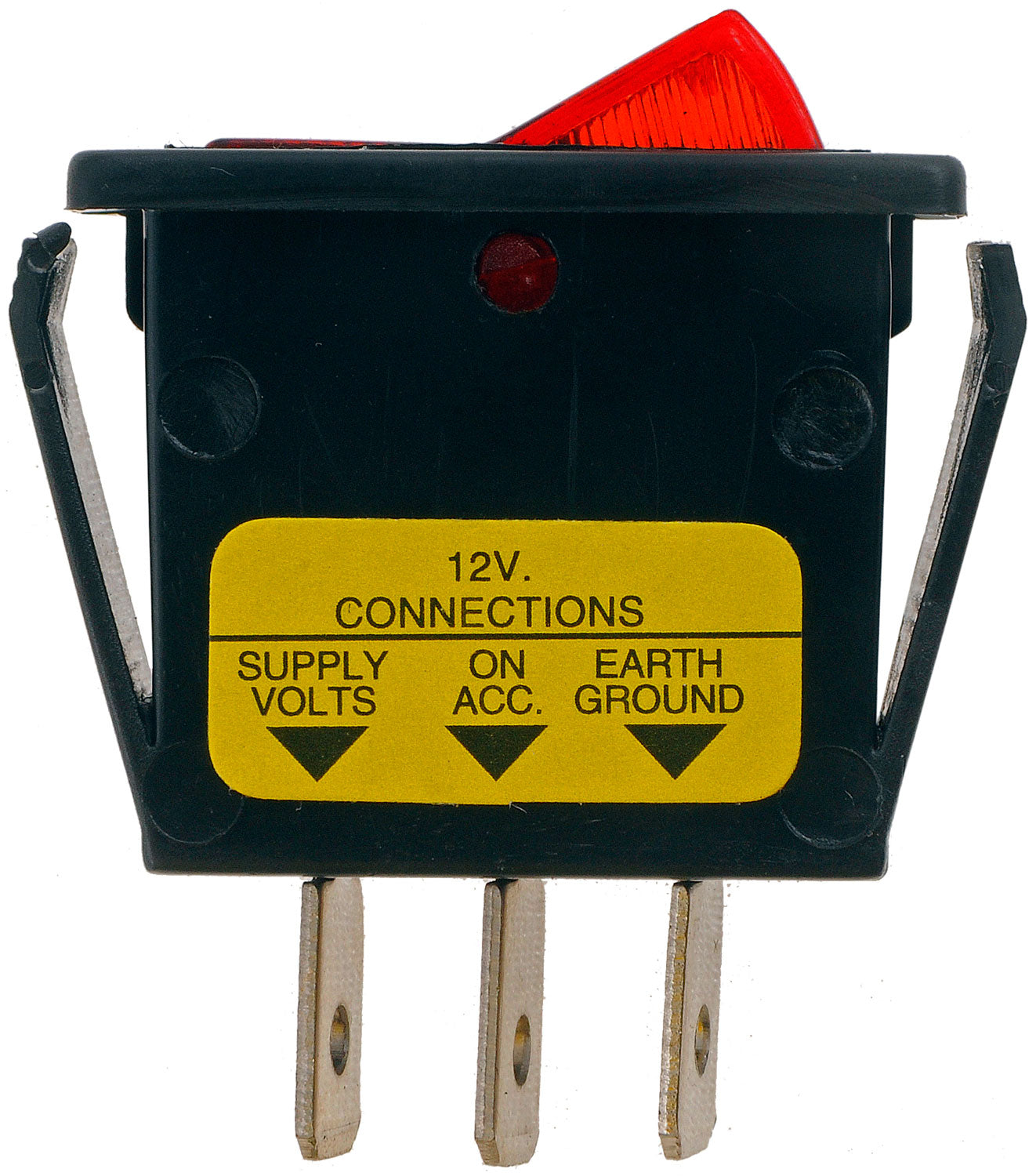 Electrical Switches - Rocker - Rectangular Style - Red Glow - Dorman# 85920