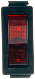 Electrical Switches - Rocker - Rectangular Style - Red Glow - Dorman# 85920