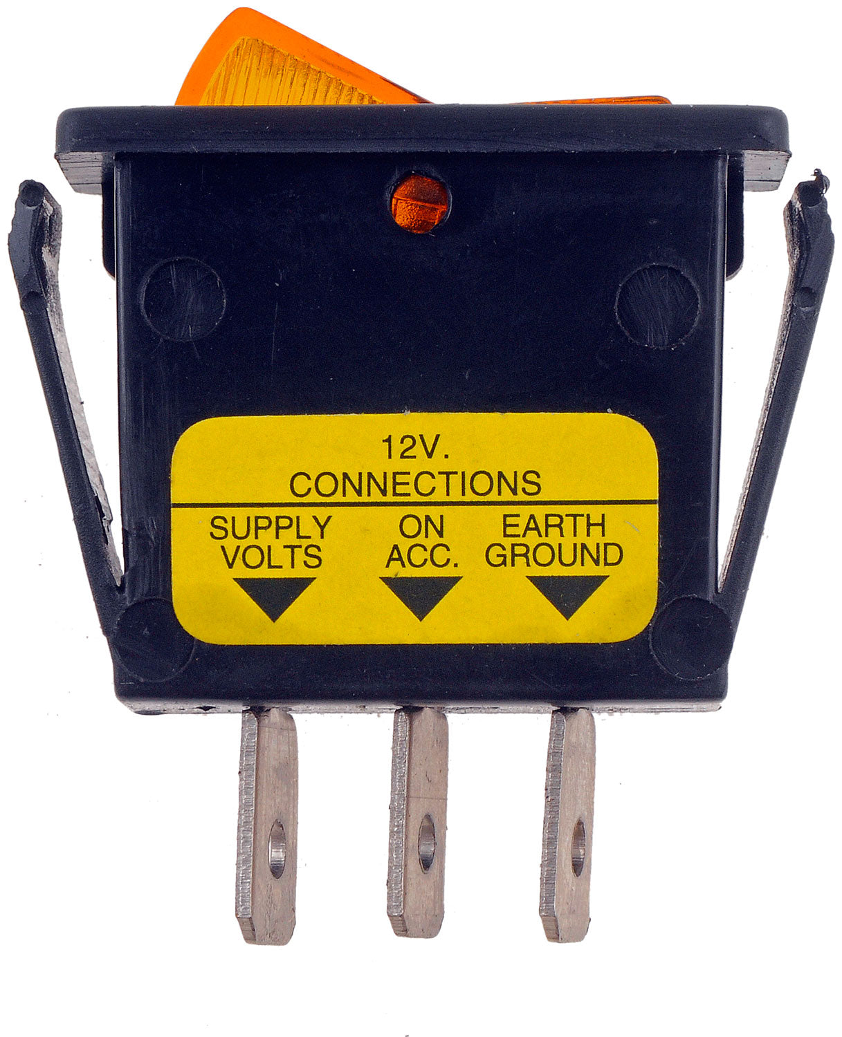 Electrical Switches - Rocker - Rectangular Style - Amber Glow - Dorman# 85921